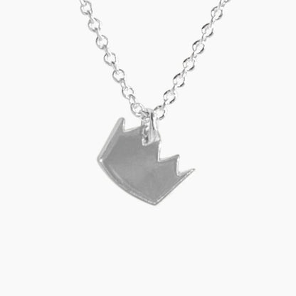 Crown Necklace in Sterling Silver - Mazi New York-jewelry