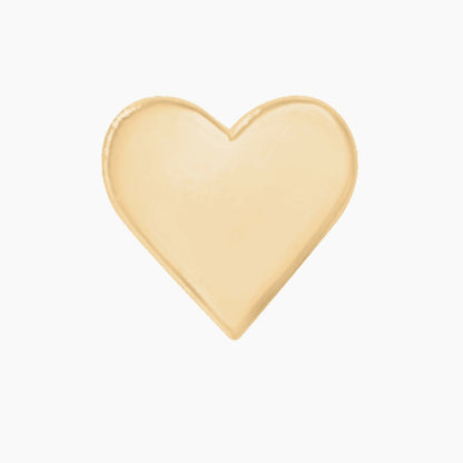 Heart Earring in 14k Gold (single earring) - Mazi New York-jewelry