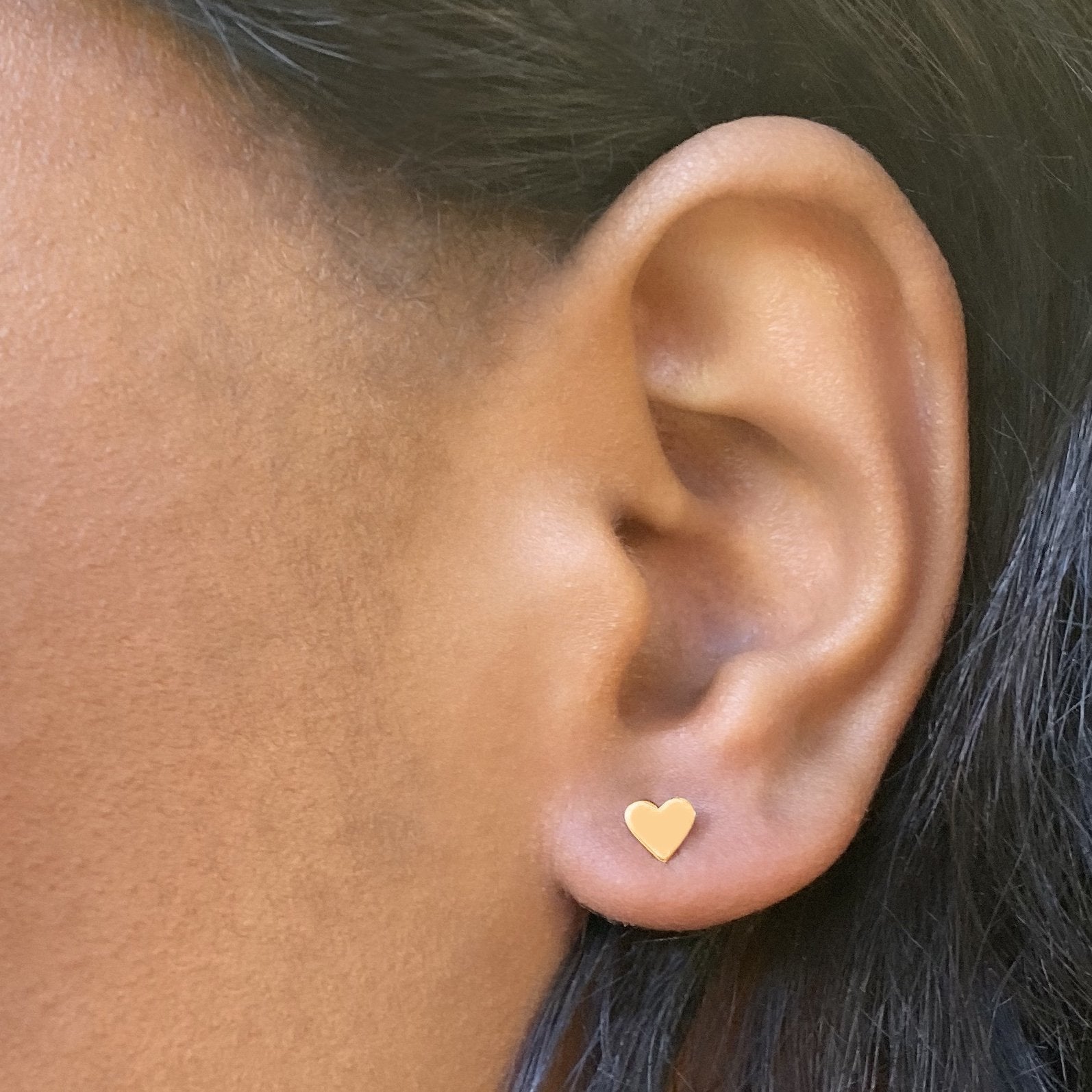 Heart Earrings in 14k Gold - Mazi New York-jewelry