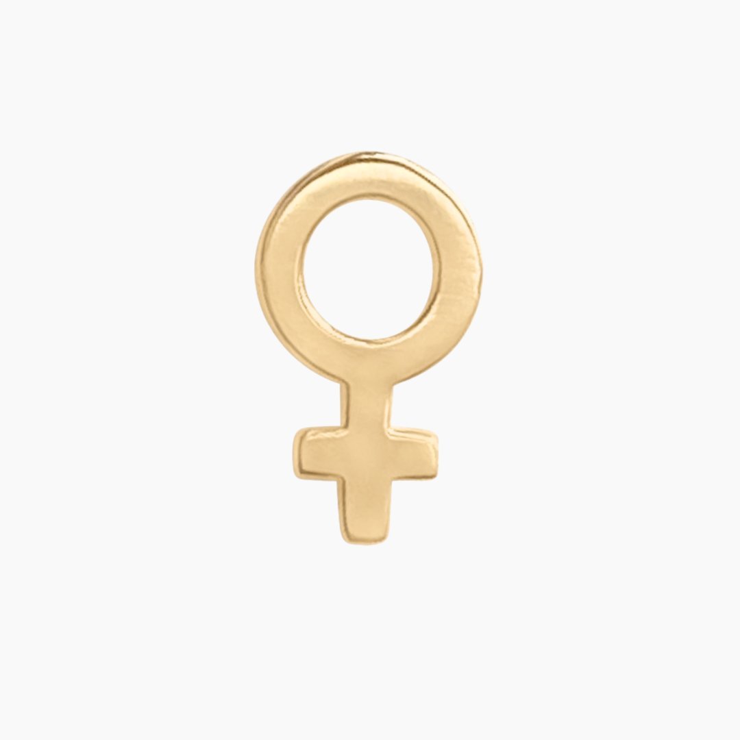 Venus Earring in 14k Gold (single earring) - Mazi New York-jewelry